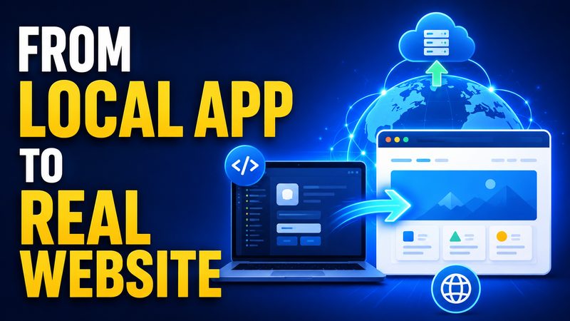 From Local App to Real Website