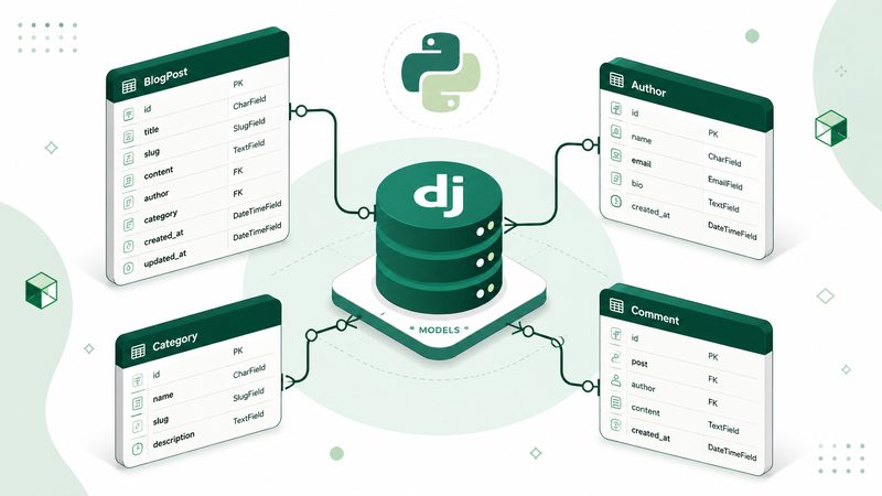 How Django Models Store Blog Data